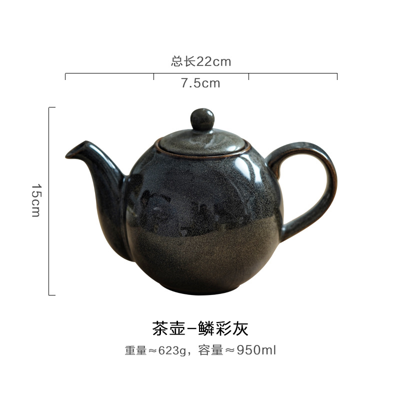Mango lateral olla hecha a mano tetera perfumada té cafetera tetera vintage cerámica Kung Fu estilo japonés pequeña tetera ceremonia del té juego de té
