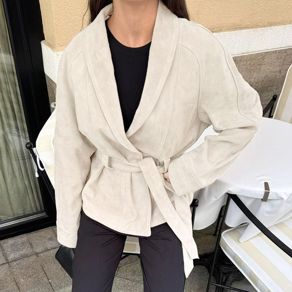 demi-season retro velvet long-sleeve
