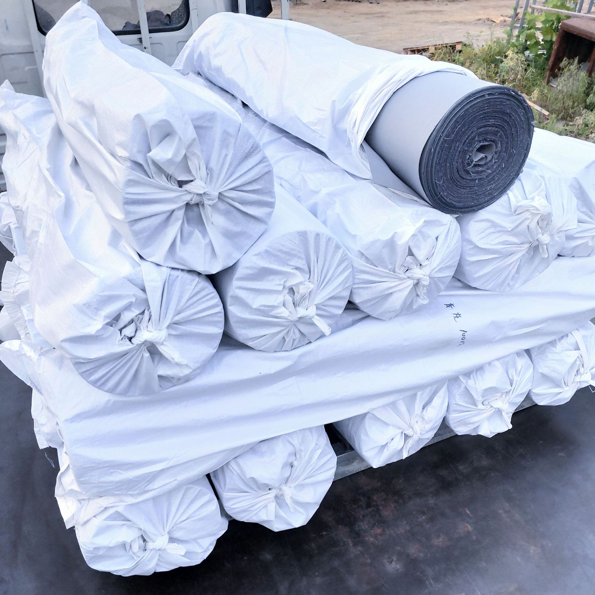 Lona de silicona gris claro, impermeable y resistente al desgaste, accesorios para automóviles, herramientas, bolsillos, lona, tela de poliéster, rollo completo al por mayor