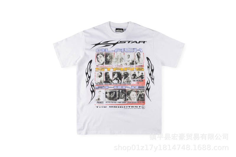 25SS新型アメリカンカラー洗水フード付きの男性と女性の上着のtシャツのジーンズの5分のズボン|undefined