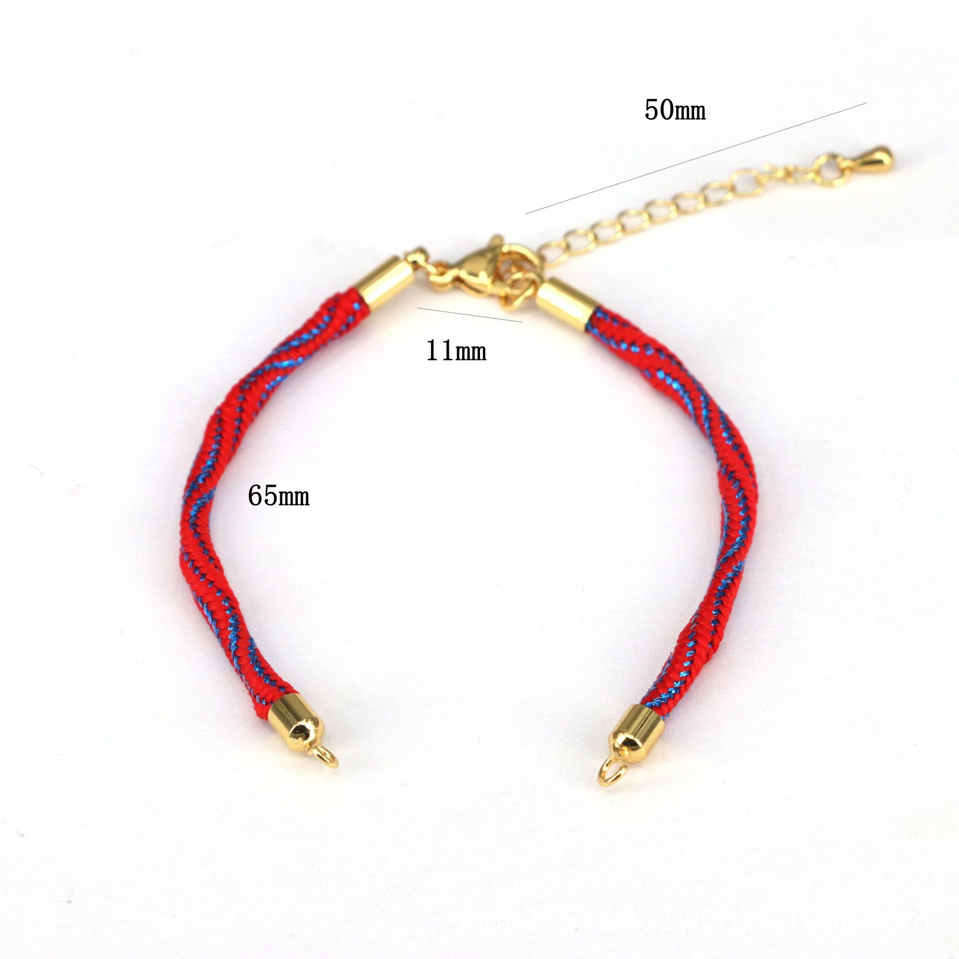 DIY Woven Hand Strap Classification 1 Piece Cord Cord String 155mm DIY Woven Hand Strap Chain Ethnic Style Stripe