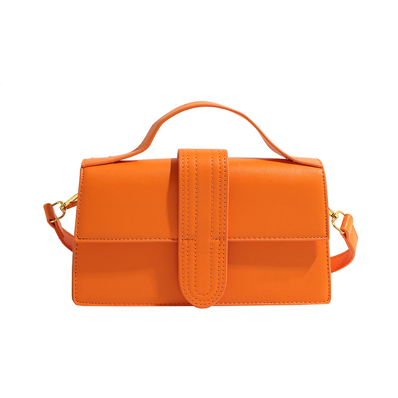 2024 Sense avanzado transfronterizo, nicho, estilo occidental, pequeño bolso cuadrado, bolso de mujer con letras, bolso de mensajero de un solo hombro, bolso de mano handbag