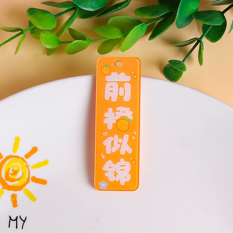 Double-sided acrylic accessories, bag decoration, car keys, accessory
