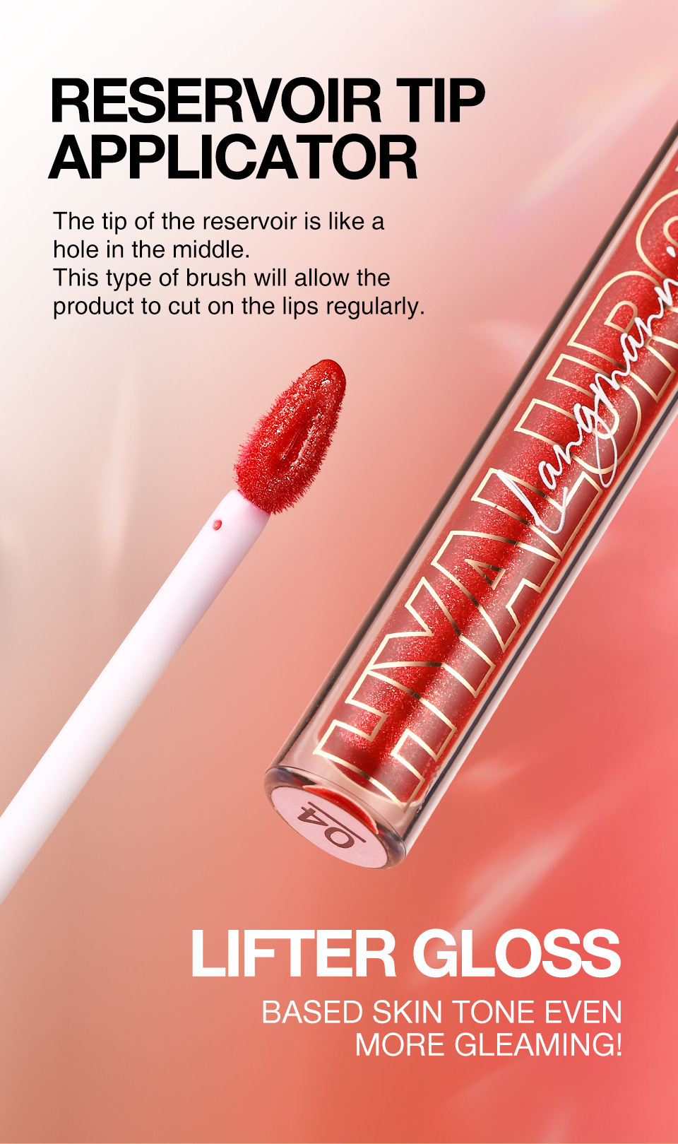LANGMANNI Lip gloss glitter lip gloss 8 colors to choose from liquid lipstick lip gloss Application Scenario