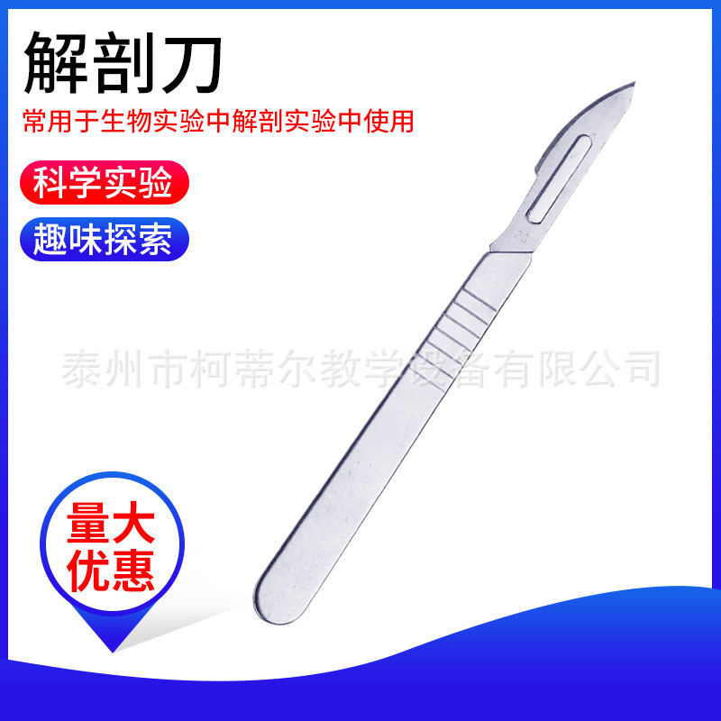 解剖刀 刀柄加刀片实验器材 初高中物理生物教学实验仪器