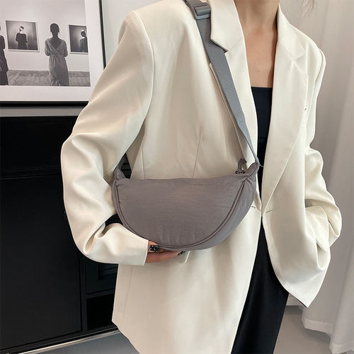 Japanese Mini Bags for Women  Summer New Trend Dumpling Bags Lightweight Crossbody Bags Underarm Bags Single-Shoulder Canvas Bags