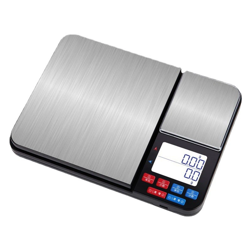 Новые прецизионные кухонные весы 5K бытовые для выпечки пищевых продуктов весом 0,01 г Мини-Двойной весы двойные прецизионные весы для ювелирных изделий