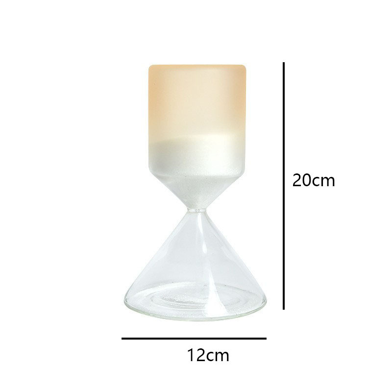 Colorful Glass Hourglass Timer Gradient Sand Home Decoration_voghion.com