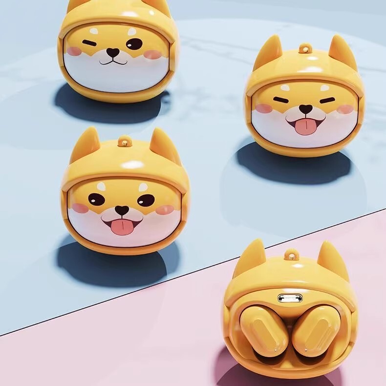 Little Yellow Dog Face Changing Wireless Bluetooth Headset High-Looking In-Ear Gaming Noise Canceling Ultra-Long Battery Life High-Power Headset Little Yellow Dog Face Changing Wireless Bluetooth Headset High-Looking In-Ear Gaming Noise Canceling Ultra-Long Battery Life High-Power Headset