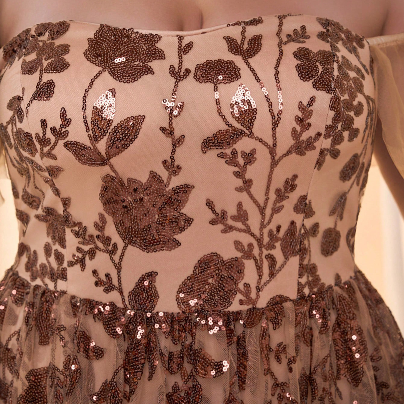 Un hombro alto sentido vestido de fiesta vestido de fiesta de la mujer nicho de lujo de alta gama vestido de fiesta