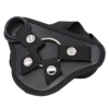 Black steel ring-two pullable rubber rings