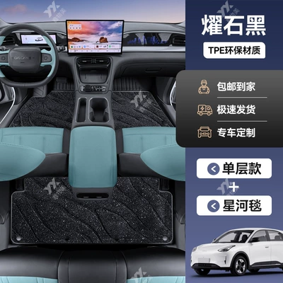 Car Carpet — Car Floor Mats 26 - geely-star-wish-double-layer-model-obsidian-black-galaxy-blanket