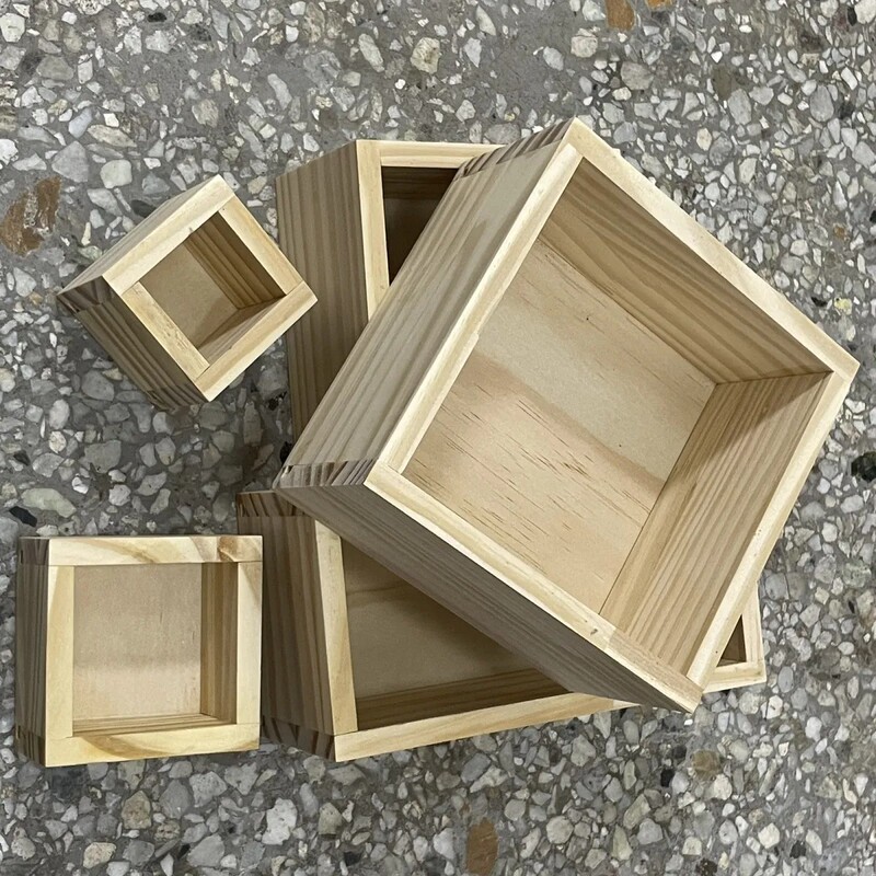 クリエイティブ工芸品三次元手描き装飾木箱家の装飾品クリエイティブデスクトップ木箱|undefined