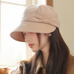 日本製の女性用秋冬帽子、ファッショナブルで多用途な盆地帽子、韓国風の暖かいひさし付きキャップ、大きなつば、顔が見える小さな乗馬帽子