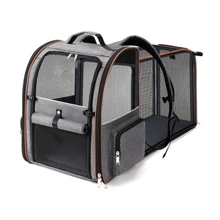 Amazon Cat Bag Expandable Pet Backpack Large Capacity Dog Bag Portable Pet Outing Foldable Cat Bag