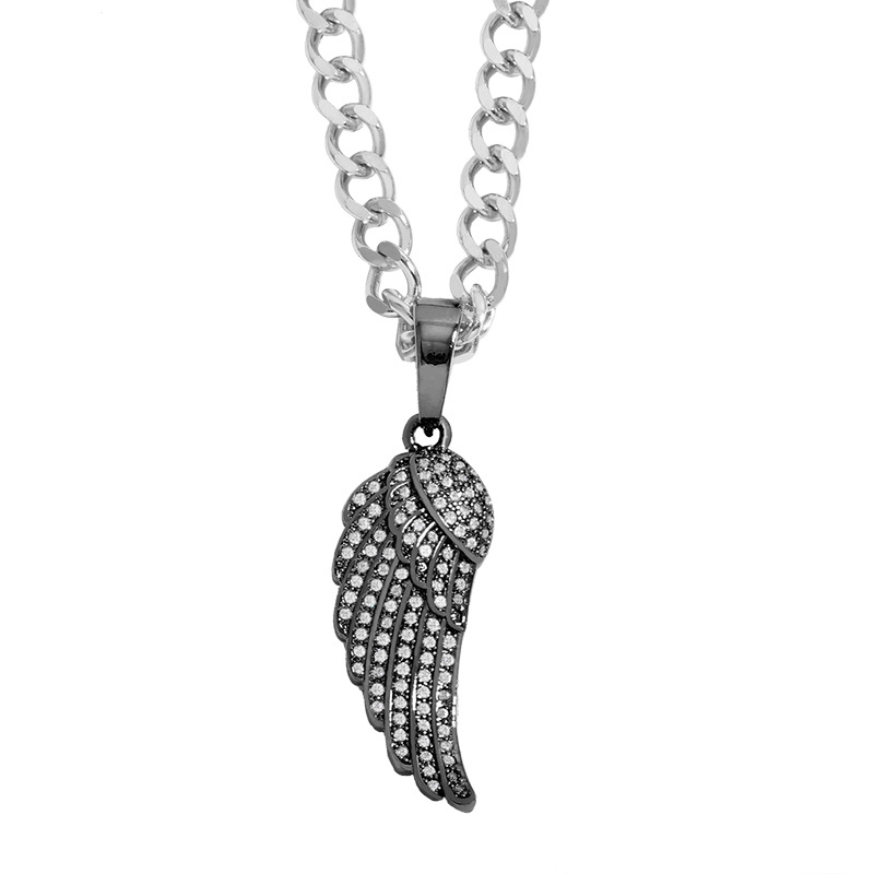 Collier En Cuivre Pendentif Long Ailes De Mode display picture 7