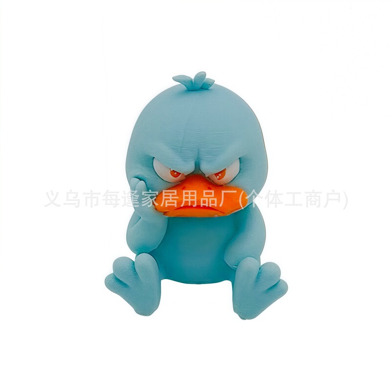 每逢3D打印农场生气鸭多色跨境热销新品创意桌面摆件家居装饰玩具|undefined