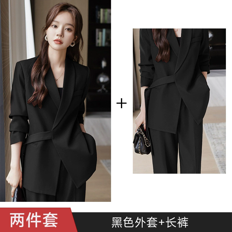 Quilted Autumn Women's Classic Suit Jacket Set, High‑End Tailored, Bright Statement Style