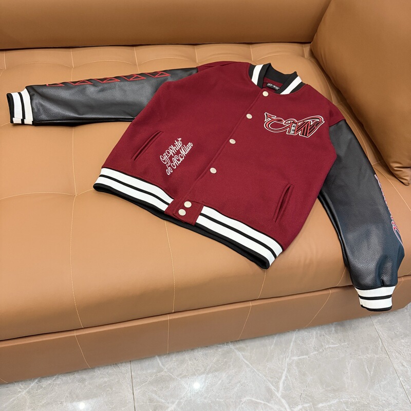 Cross-border e-commerce: New autumn/winter collection of men's baseball jackets with letter and arrow embroidery, available for drop shipping
