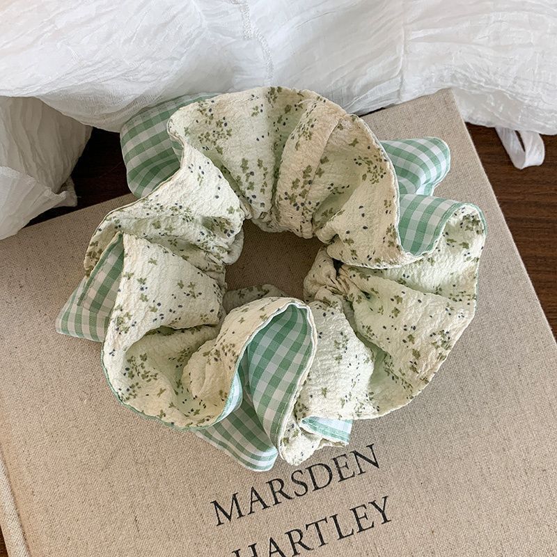 Encaje retro francés, diadema de intestino grueso, mujer 2025, nuevo estilo, cuerda para el cabello, banda de goma, lazo, dulce cuerda para el cabello, accesorios para el cabello