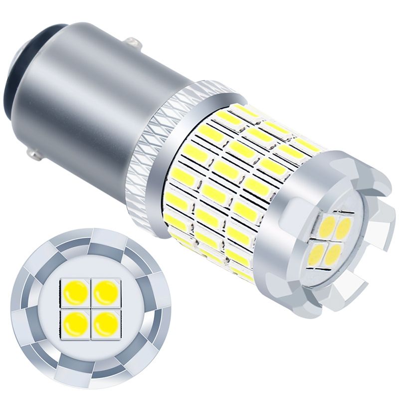 LED personalizado 1157 luz de freno resaltada 54 + 4SMD-4014 luz de dirección T20 T25 luz de conducción