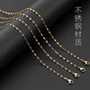 Universal sweater, necklace stainless steel, pendant, chain for key bag , 750 sample gold