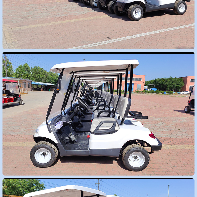 4-Seat and 6-Seat Electric Sightseeing Vehicles for Real Estate Sales Offices, Hotel Scenic Spots, and Golf Carts