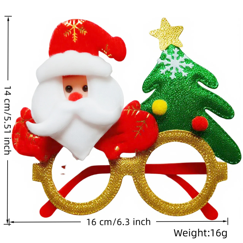 산타클로스와 트리(빨간색 프레임/검은색 프레임)