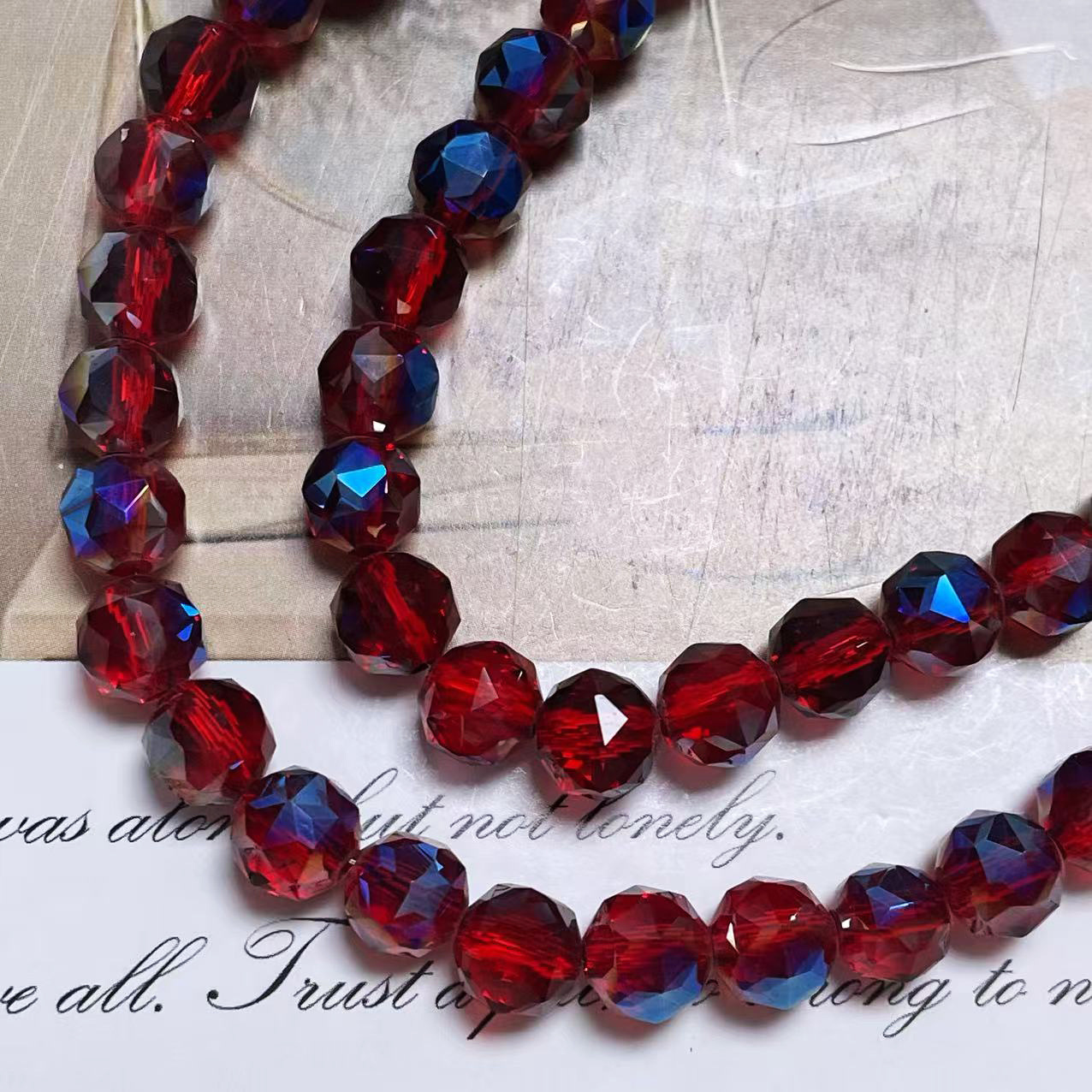 Bola de flores de 8mm Jingjing K9 cuentas sueltas de cristal 64 superficies cortadas con cuentas Accesorios de joyería hechos a mano de bricolaje Pulsera Collar lote suelto image 4