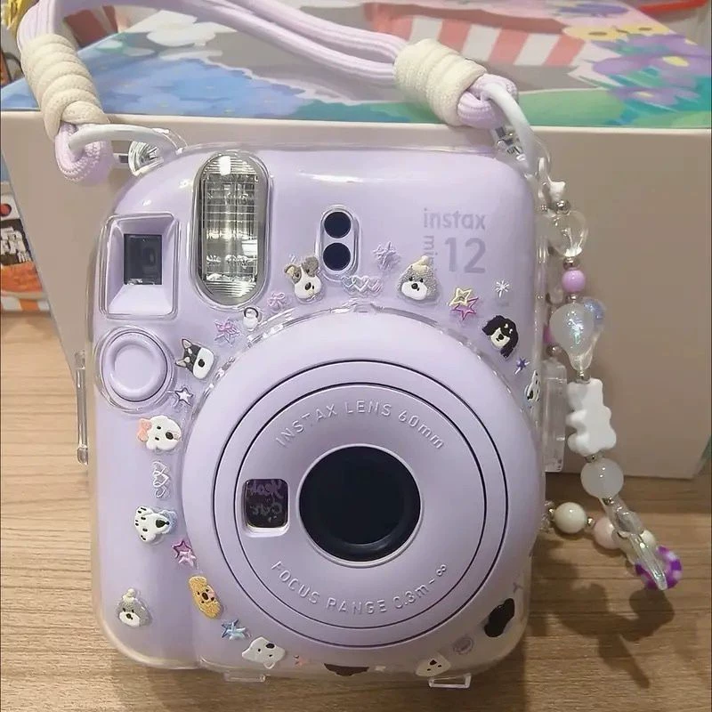 Подходит для мини12, прозрачный корпус, защитный чехол для камеры Instax Crystal, мгновенный жесткий корпус