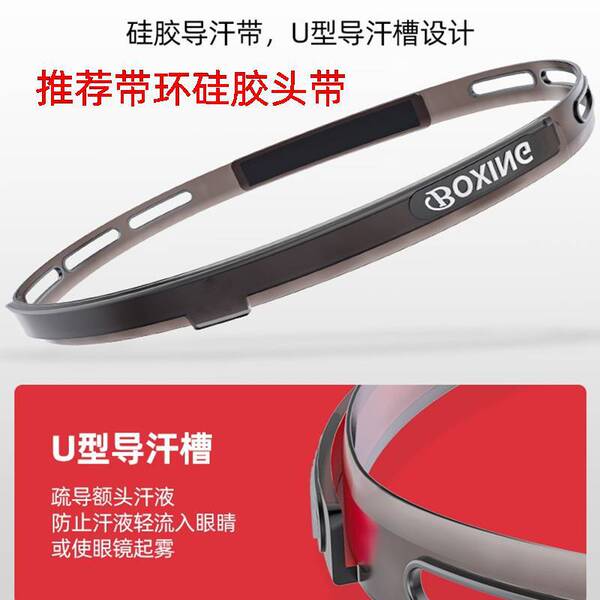 Adjustable silicone tennis boxing headband for training