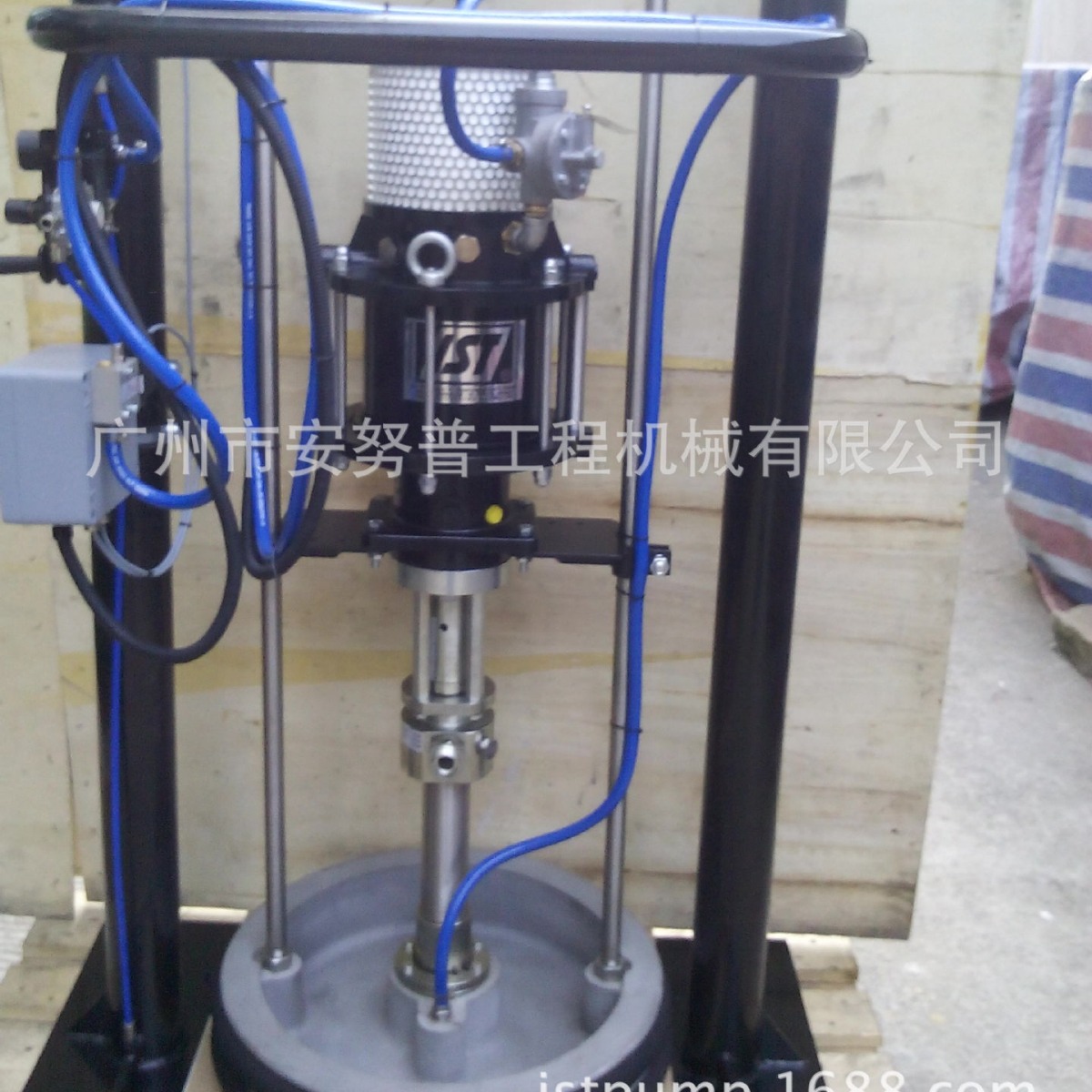 德国原装进口IST54:1油脂泵 泵头总成（气动马达）