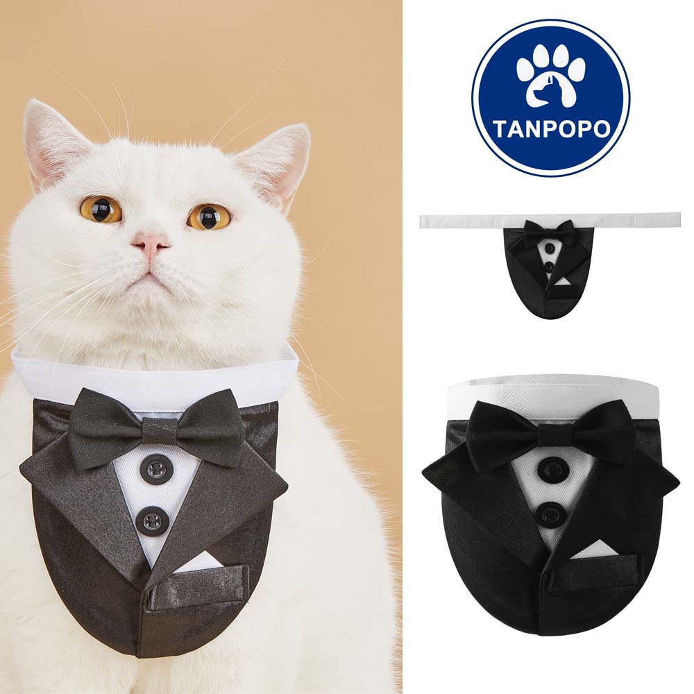 Tanpopo toallas para mascotas, toallas de saliva, bufandas para perros medianas y grandes, trajes, toallas para perros, toallas para bodas, toallas para perros