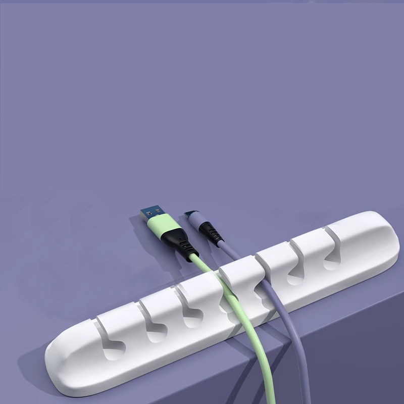 cable de datos cable de escritorio cable de carga protector de almacenamiento cable de ratón autoadhesivo auricular bobinador fijo clip image 9