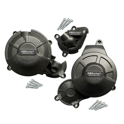 Suitable for Apulia RS660 TUONO660 21-23 modified engine anti-drop protective cover side cover (Motorcycle Safety Supplies) - black