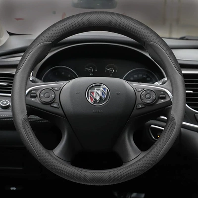 24 Regal Aivia Version Ultra-Thin — Steering wheel cover - 16-22-lacrosse-black-ultra-thin-nappa-leather-other