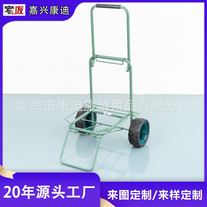 Big folding travel handheld beach cart for camping