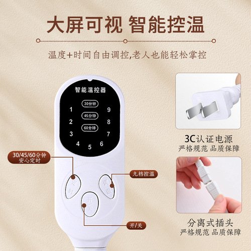 Sea salt hot compress bag, electric heating mugwort coarse salt bag, hot compress bag, salt bag, household electric heating cervical spine and lumbar spine physiotherapy bag