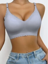 Z 98311 Wires Push Up Ice Silk Camisole ��˿��������