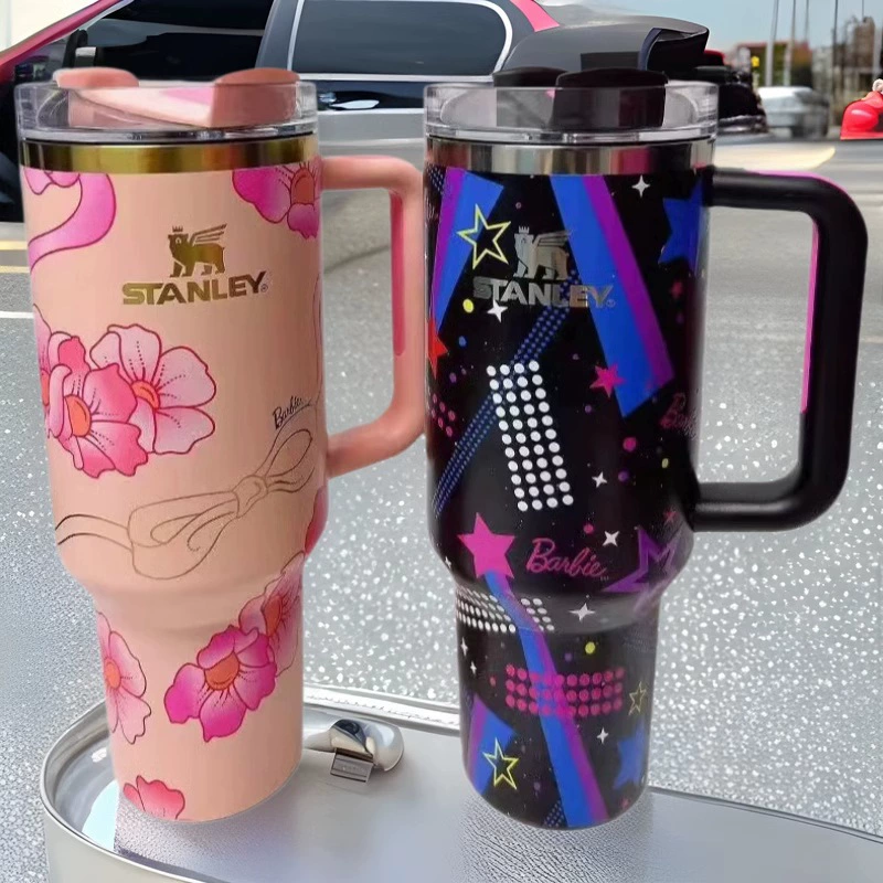 Большое количество точек, горячий Stanley 2 поколения 40oz нержавеющая сталь автомобильная чашка термос