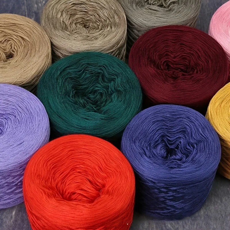 Panax Notoginseng Mixed Wool Yarn, Medium Thick Mercerized Cotton Thread, Wool Thread, Anti-Pilling DIY Creative Hand-Knitted Scarf and Hat Panax Notoginseng Mixed Wool Yarn, Medium Thick Mercerized Cotton Thread, Wool Thread, Anti-Pilling DIY Creative Hand-Knitted Scarf and Hat