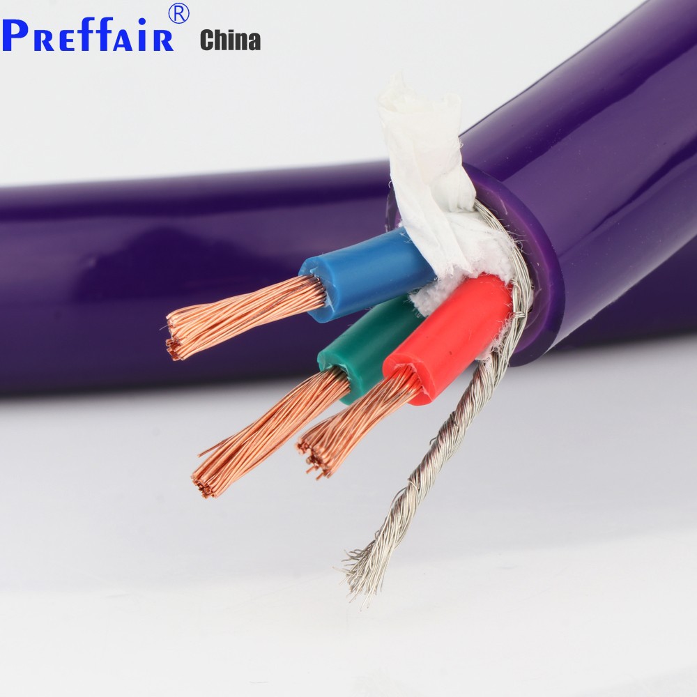 Preffair D516 5N OFC ac reference power cord bulk line audio wire hifi power cord