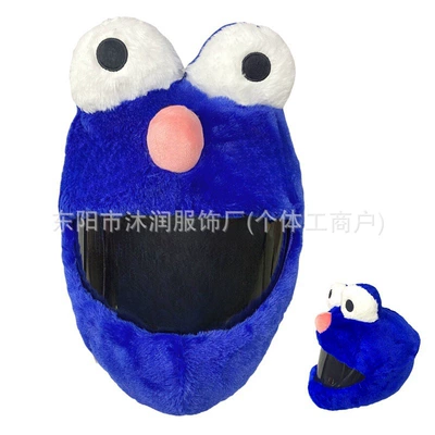 Personality Funny Helmet Protective Cover – Dəbilqə (Kaska) aksesuarları - one-size-fits-all-same-day-delivery-big-blue-eyes