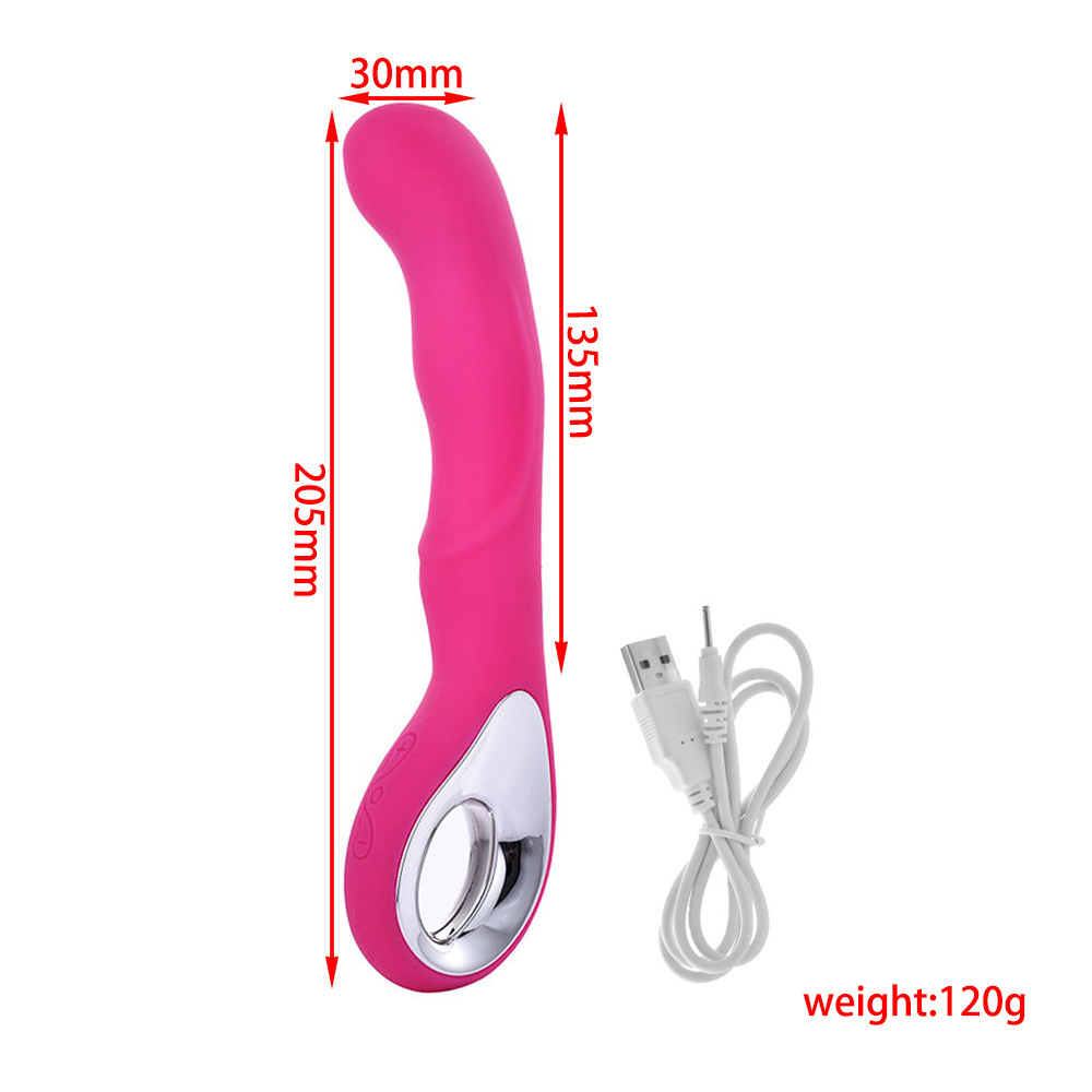 Inspur G-Spot Vibrator, 10-Frequency Silicone Rechargeable Adult Massager — detail image 1