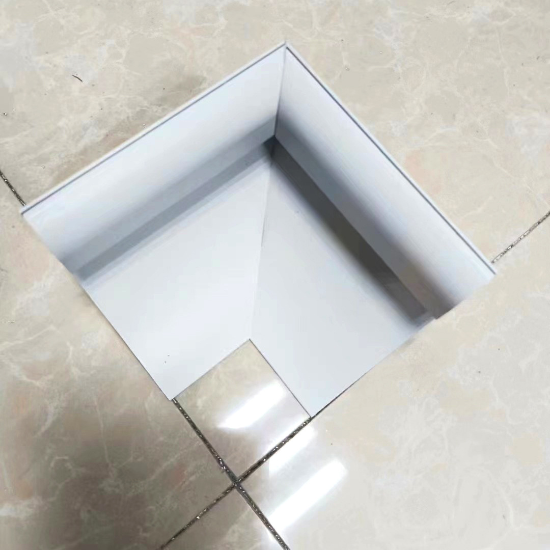 Línea de retorno emisor de luz ranura de suspensión lámpara de araña de esquina perfil de aluminio Lámpara de techo de montaje en superficie sin ranuras yeso