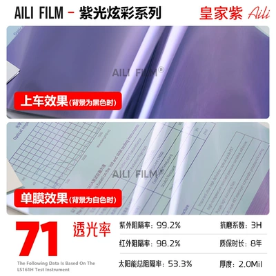 Automotive Film, Film Series High Insulation Magnetic Control - 152m-x-15m-royal-purple
