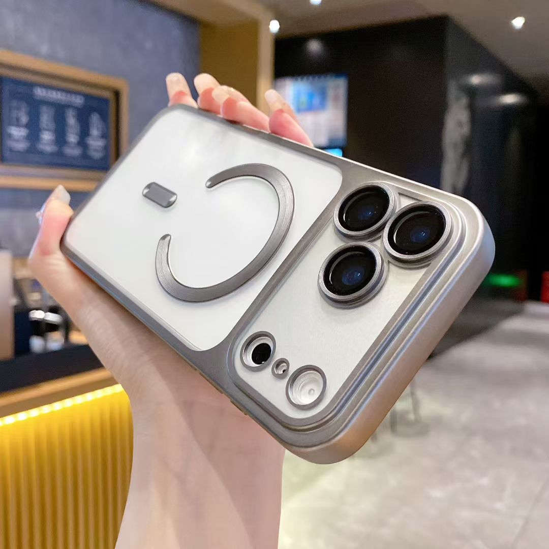 Variable de segundo 17 magnetismo esmerilado para iPhone17PROMAX caso de teléfono celular todo incluido película de lente manzana 16 cubierta