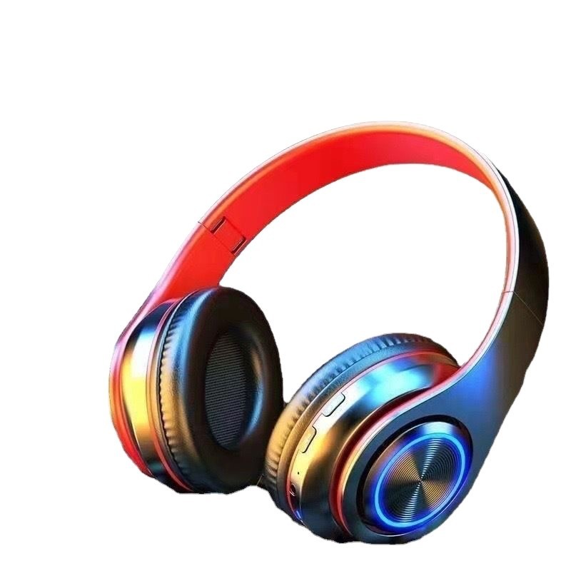 クロスボーダー B39 Bluetooth ヘッドセット折りたたみスポーツゲーム低音ヘッドマウントワイヤレス発光ヘッドセット工場供給|undefined
