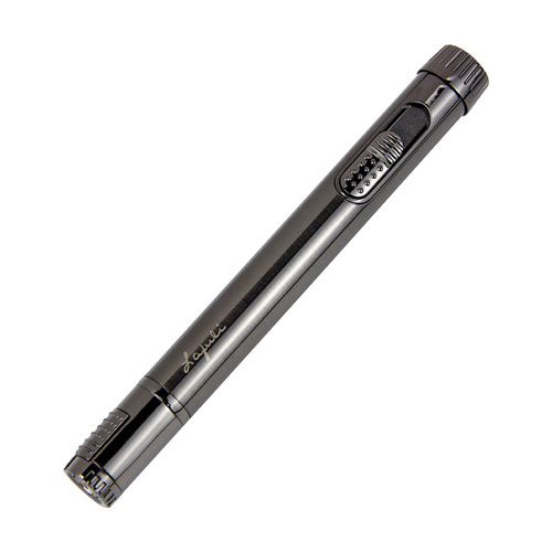 Lafuli Cigar Lighter Portable Single Flame Long Straight Multi-function Round Air Vent Piercer