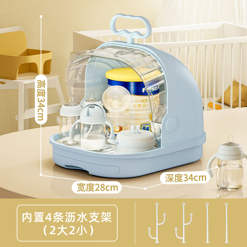 Estante de empuje manual de Yaya Estante de almacenamiento de piso Productos para bebés Carrito de bocadillos de gran capacidad móvil transparente multicapa